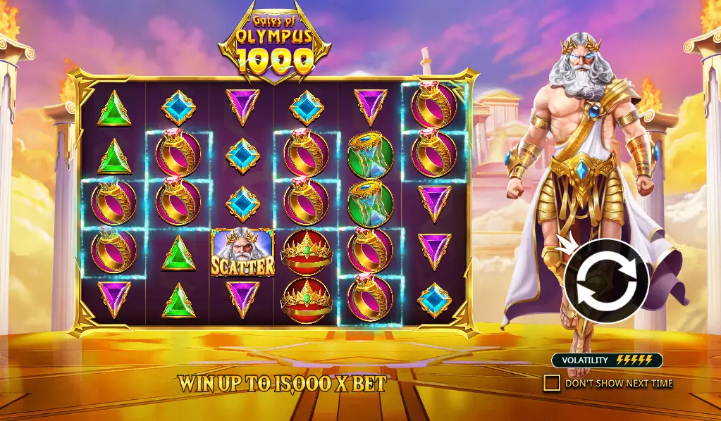Gates of Olympus 1000 – Slot Thần Zeus Huyền Thoại
